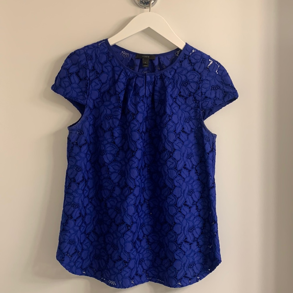 J. Crew womens blouse in blue